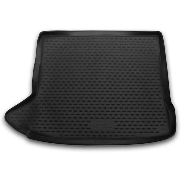 Element Tapis De Coffre Sur Mesure Nissan Micra 2017+ – Bac De Protection En Caoutchouc TPE Antidérapant, Imperméable Et Ultra-Résistant (Noir)