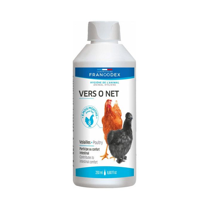 Vers o net, flacon de 250 ml pour volaille Francodex Multicolor