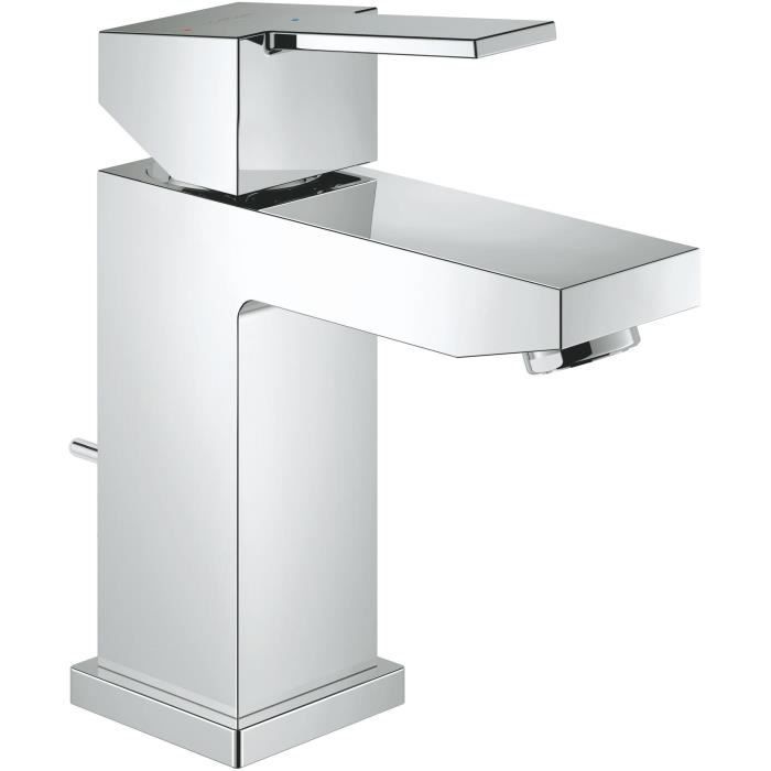 Robinet Grohe Salle De Bain Start - Robinet De Lavabo Taille S Avec Tirette Et Vidage - Chromé Robinet Salle Bain Grohe