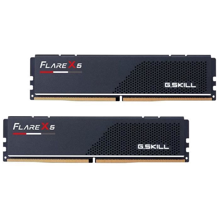 G.Skill Flare X5 Series Low Profile 32 Go (2x 16 Go) DDR5 6000 MHz CL30 -  Kit Dual Channel 2 barrettes de RAM DDR5 PC5-48000 - F5-60 - Cdiscount  Informatique