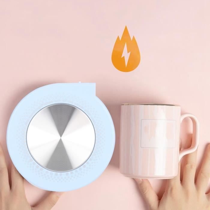 Coussin Chauffant USB Pour Tasse - 10W, Maintient à 55°C - Design Anti-éclaboussures - Pour Bureau, Maison