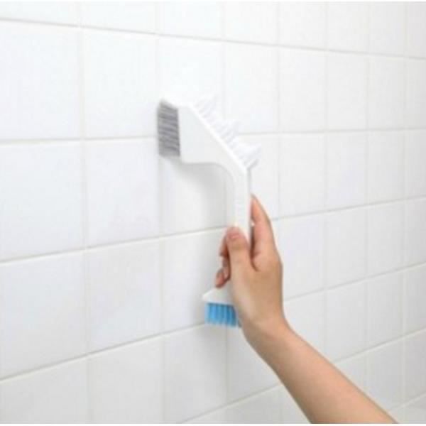 RESPEKT Brosse pour la cuisine la salle de bain et le ménage nettoyage efficace des joints et des carreaux ainsi que des moisissures superficielles bleu 