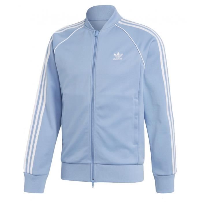 Adidas - Adidas SST TT Homme Veste Bleu Clair - (XS - céleste) Paradisiaque  - Cdiscount Prêt-à-Porter