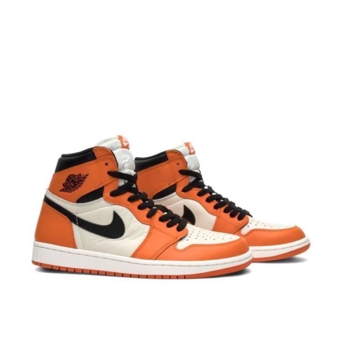 Air Jordans 1 Orange Retro High OG Chaussures de Basket Air Jordans One AJ1  Pas Cher pour Homme Femme Orange - Cdiscount Chaussures