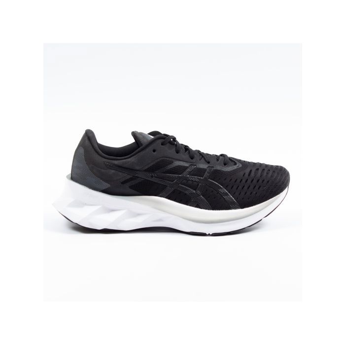 Chaussures de running femme ASICS Novablast - Noir/gris foncé - Drop 10 mm