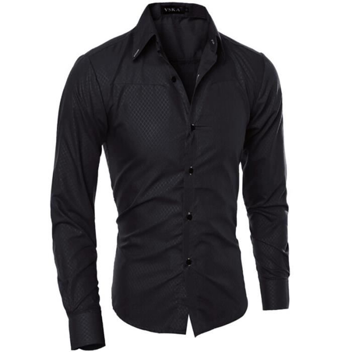 Coo2Sot Chemisette Homme Chemise Manches Longues Décontractée