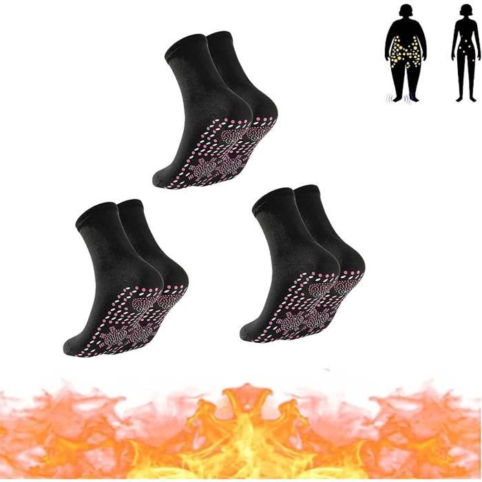 Chaussettes Auto-Chauffantes à Tourmaline – Confort & Bien
