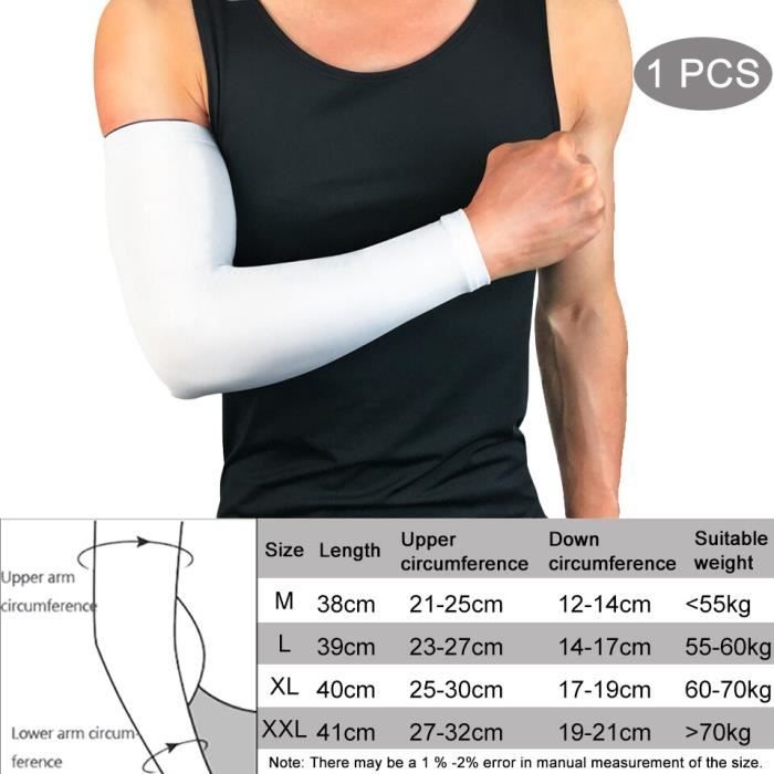 Protège-bras Unisexe Pour Hommes Et Femmes, Chauffe-manches, Manchons De Sport, Protection Solaire UV, Couvre-mains, Soutien, Course à Pied, Pêche, Cycli