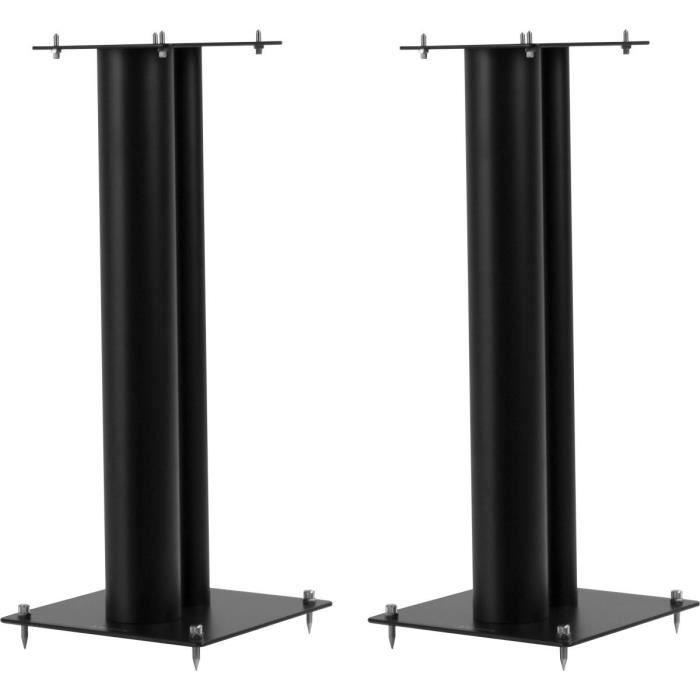 Support d'enceinte Norstone Stylum 1 Noir Satin Paire de Pieds d
