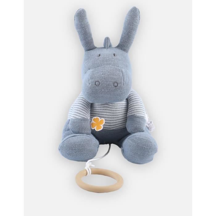 Peluche mini-musicale Coton BI Bleu - NOUKIE'S - Paco - Mixte ...