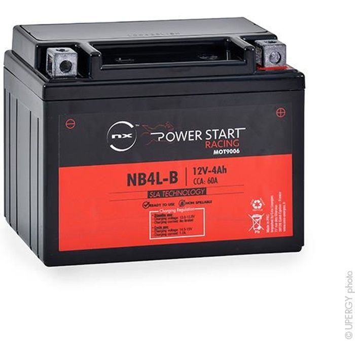 Batterie moto NB4L-B / YB4L-B 12V 4Ah-NX