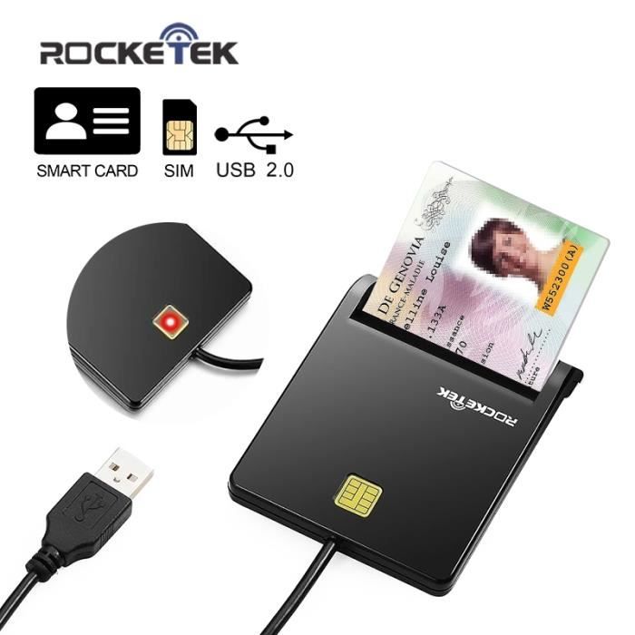 Les lecteurs de cartes à puce militaire du dod lecteur de carte à puce usb de carte sim avec