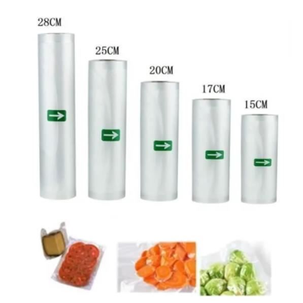 Sacs Sous vide Pack de 5 rouleaux Sac sous vide alimentaire pour appareil sous vide économiseur de nourriture et sous vide cuisine