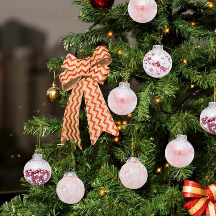Omabeta Ornements de boule de Noël Boule de noël ornements 24 pièces