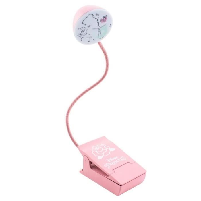 Lampe de Lecture - PALADONE - La Belle et la Bête - Rose - 40W - LED - Enfant