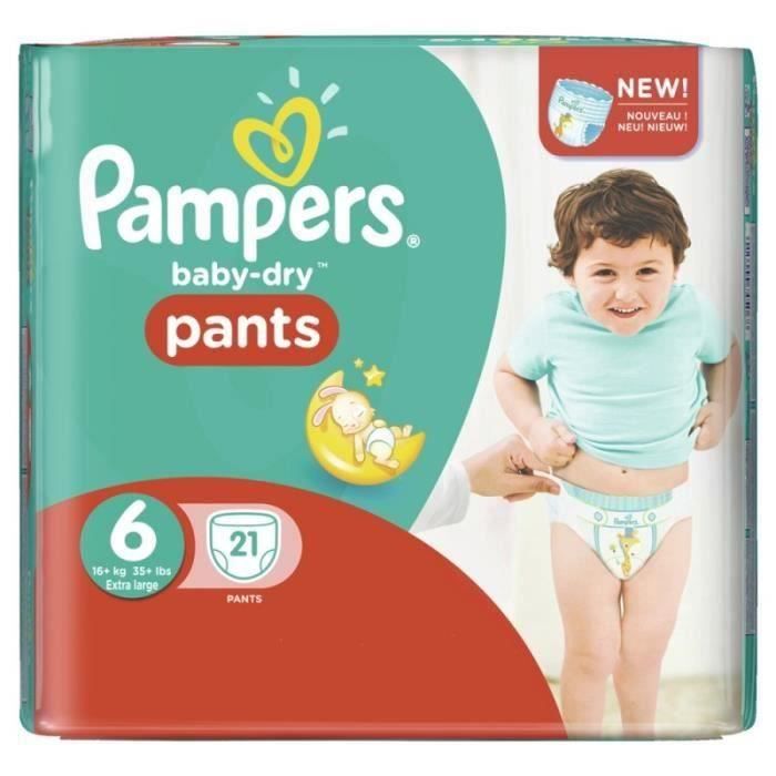 Pampers Baby Dry Pants Taille 6 Extra Large 16 Kg Sparpack 21 Couches Achat Vente Couche 4015400745068 Soldes Sur Cdiscount Des Le 20 Janvier Cdiscount