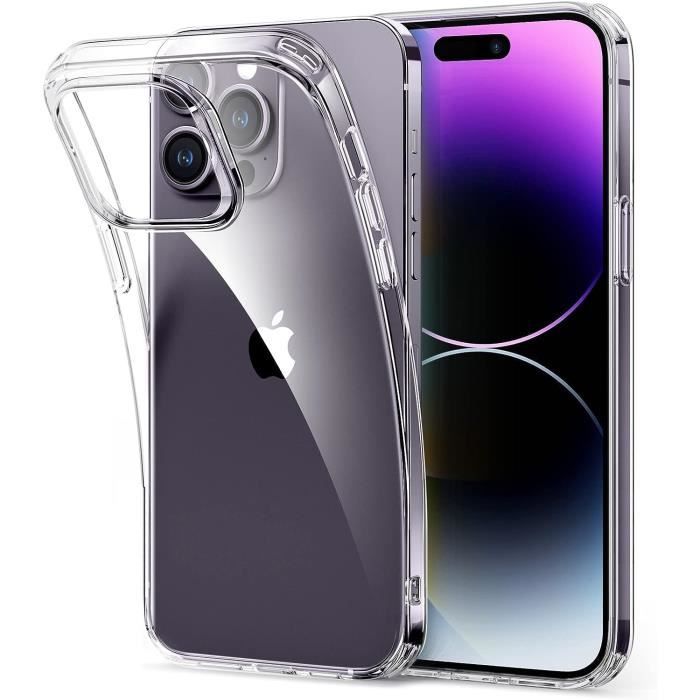 Coque IPhone XR Transparente + 2 Verres Trempés – Protection Gel TPU Souple, Verre 9H, Ultra Slim, Pack Complet - 9