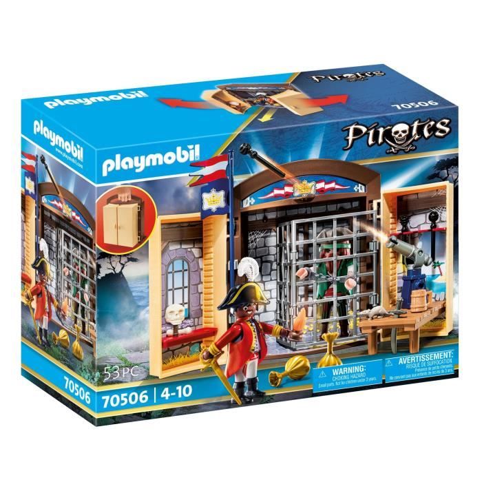Playmobil Pirates 70506 Bo&icirc;te de jeu Pirate Adventure 