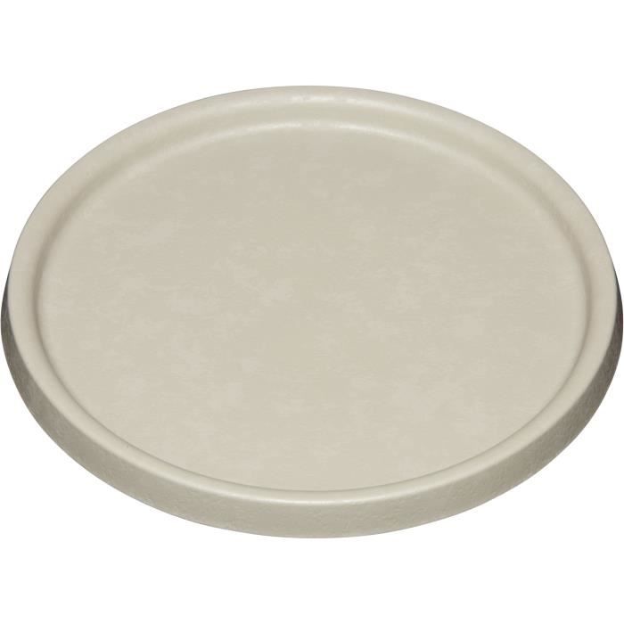 12 Diamètre Stone Soucoupe Ronde 