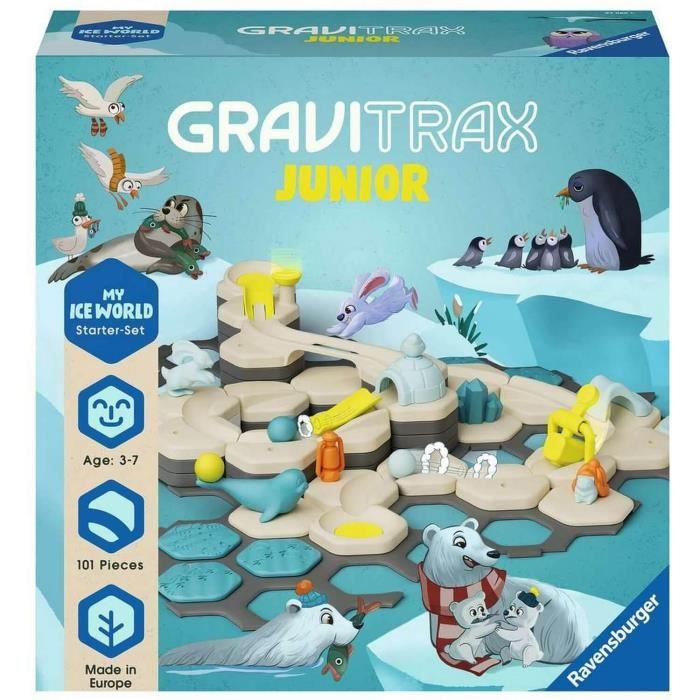 GraviTrax JUNIOR - Starter Set My Ice World - RAVENSBURGER - Circuit à  billes pour enfant - 100 pièces - Cdiscount Jeux - Jouets