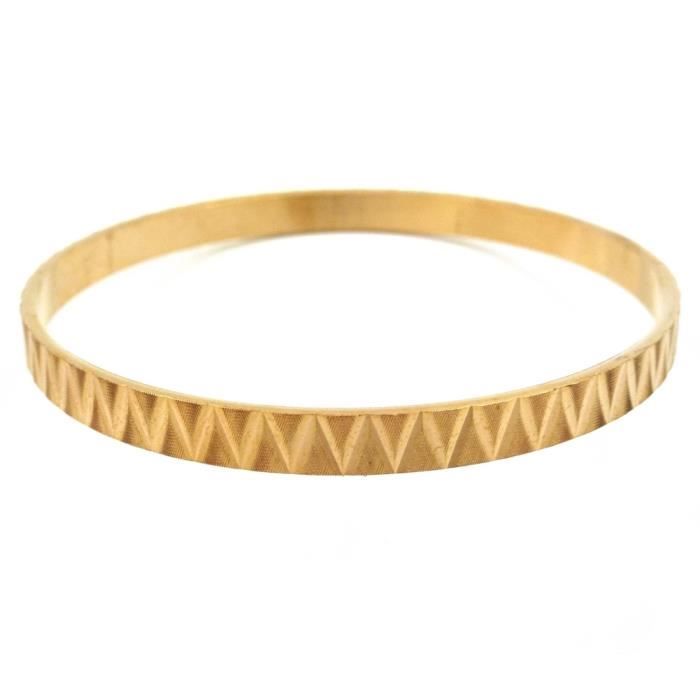 Bracelet Vintage Plaqué Or Finement Ciselé - Occasion En Bon état