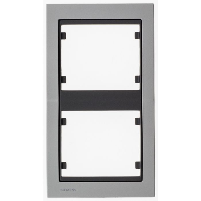 Plaque Double Verticale Métal Aluminium Delta IRIS