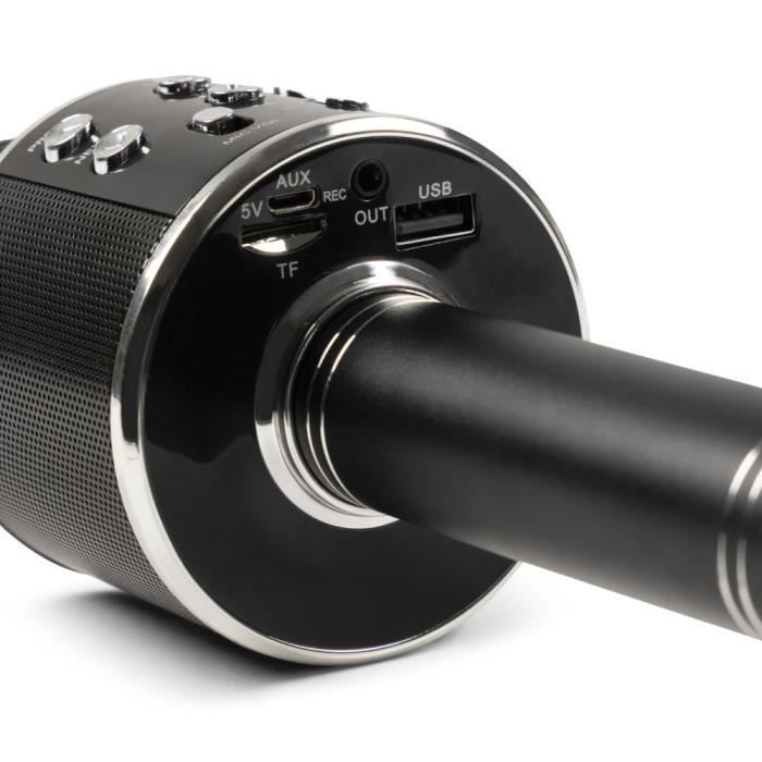 NEUFU KTV Microphone karaoké Bluetooth sans fil / FM Téléphone Agenrte