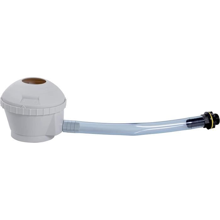 Kit Collecteur D'Eau De Pluie CAPT'EAU EDA Rond Beige – Sans Découpe Gouttière Ø 80-100 Mm, Robinet + Accessoires, Fabriqué En France