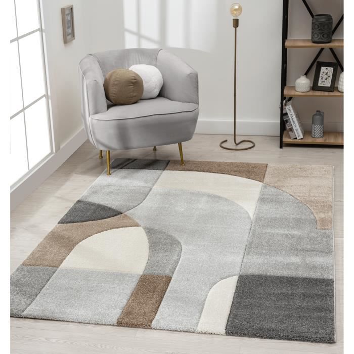 Tapis Moderne Extra Doux Diamond SV Gris 200x290 cm Rectangle