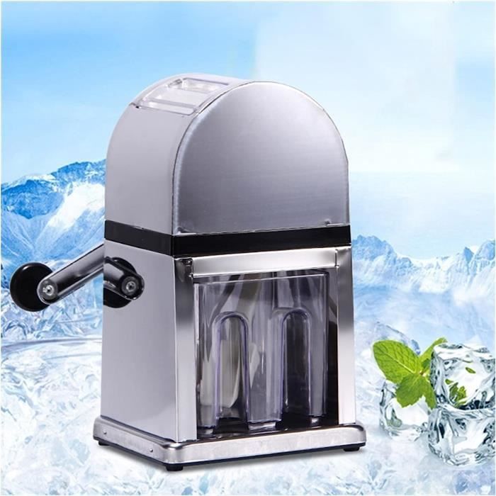 Concasseur à glace manuel - TRAHOO - Manivelle manuelle pour écraser la