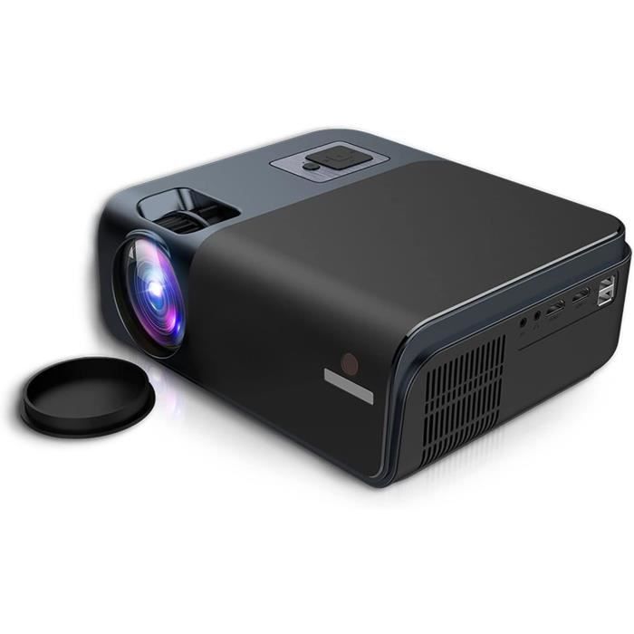 Projecteur Vidéo, Projecteur Portable Full Hd 1080P, Projecteur D'Extérieur À Led, Compatible