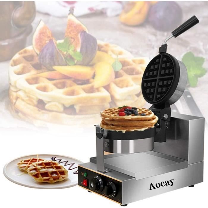 Gourmetmaxx Fer À Gaufres Pour 2 Gaufres Belges | Gaufrier Avec
