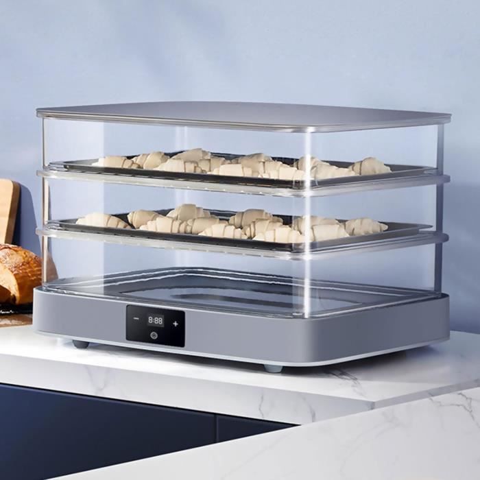 Boîte De Fermentation Pour Pain Et Yaourt Avec Chauffage Réglable - 35L, Pliable - Contrôle De Température Pour Levain, Pizza, Chocolat