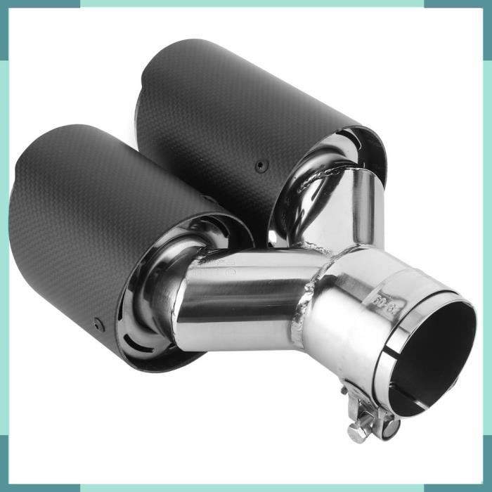 EMBOUT ECHAPPEMENT POUR Akrapovic Carbone Brillant Chrome Sortie Ovale