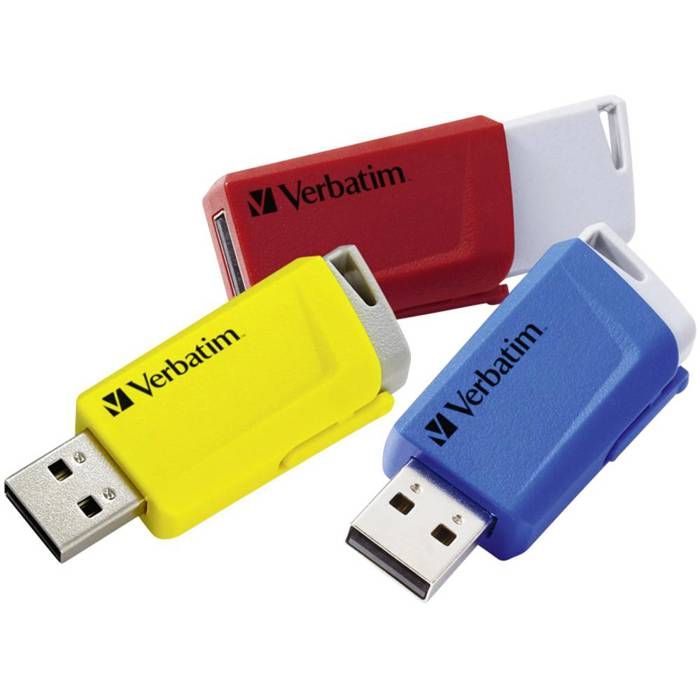 Verbatim Clé USB Store 'n? Click 3 x / / Jaune Neuf - vue 10