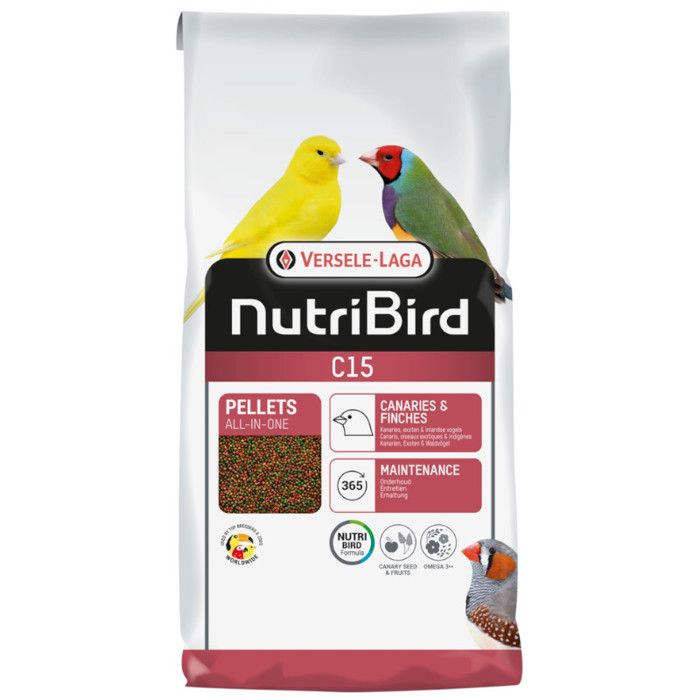 Comparer les prix de Granulés Extrudés Pour Canaris, Oiseaux Exotiques Et Indigènes Nutribird C15 3kg - Versele Laga