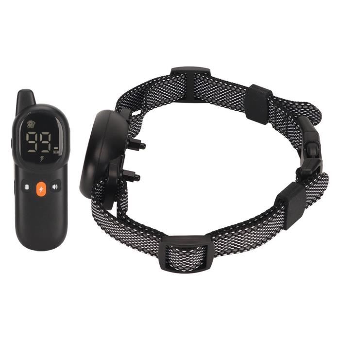 Collier De Dressage Pour Chien Avec Télécommande - Portée 600m, 3 Modes (son, Vibration, Choc) - Rechargeable, Imperméable, Pour Chiens De Toutes Tailles - Bleu