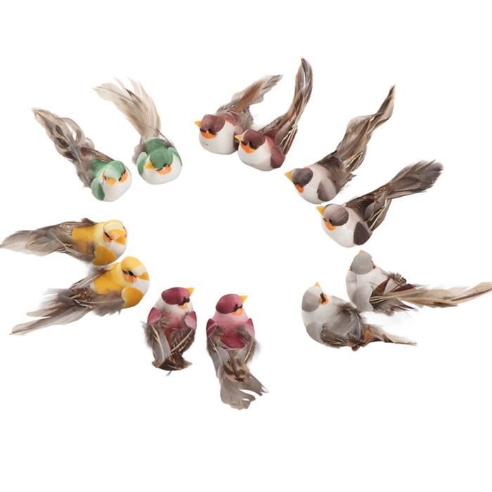 LvSenLin Décor extérieur Simulation Plume Oiseau Jardin