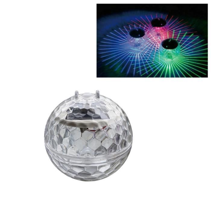 Lampe Piscine Flottante LED Solaire Mumisuto - IP67 Étanche, 4 Couleurs 6 Modes, USB Rechargeable