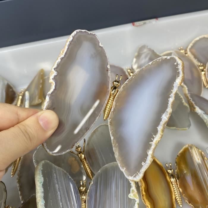 Tranche d'Agate naturelle 16x15cm Tranche d'Agate naturelle 16x15cm