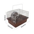 NEUF Cage pour hamsters souris petits rongeurs dim. 23x17x16cm DQ FRANCE-1