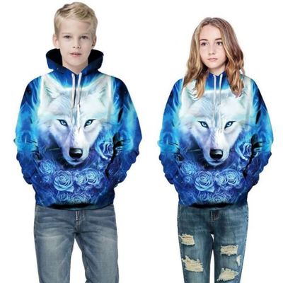 Le Loup Viking Hurle Aux Dieux Sweat À Capuche Hoodie Unisex
