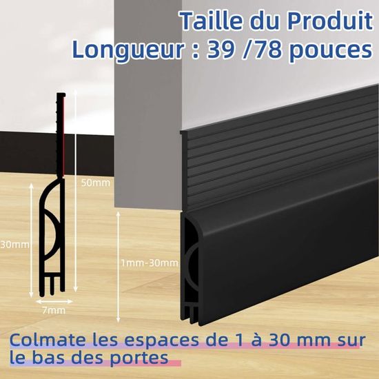 Boudin De Porte Magnétique Pour Porte 100 Cm - Protection - Joint