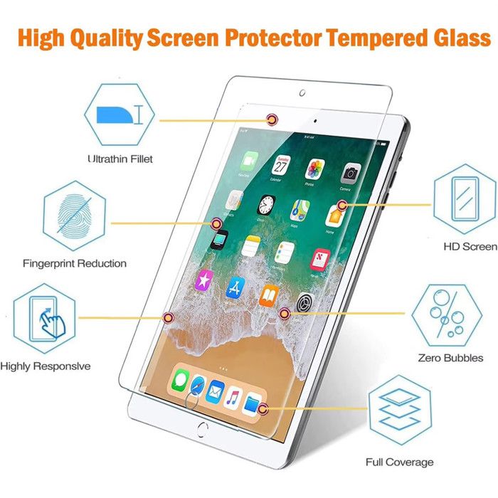 BROTECT AirGlass Protection Écran Verre Hybride Pour Kobo Sage - Film Protecteur Vitre 9H Ultra-Fin, Anti-Rayures, Transparent