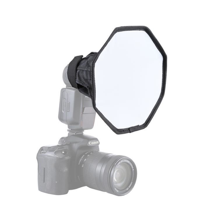 SBQS6060SL - Boîte à lumière (Softbox) Quick Setup - 60x60cm - avec support flash cobra type L avec sabot flash (Canon/Nikon) - - GSL SA
