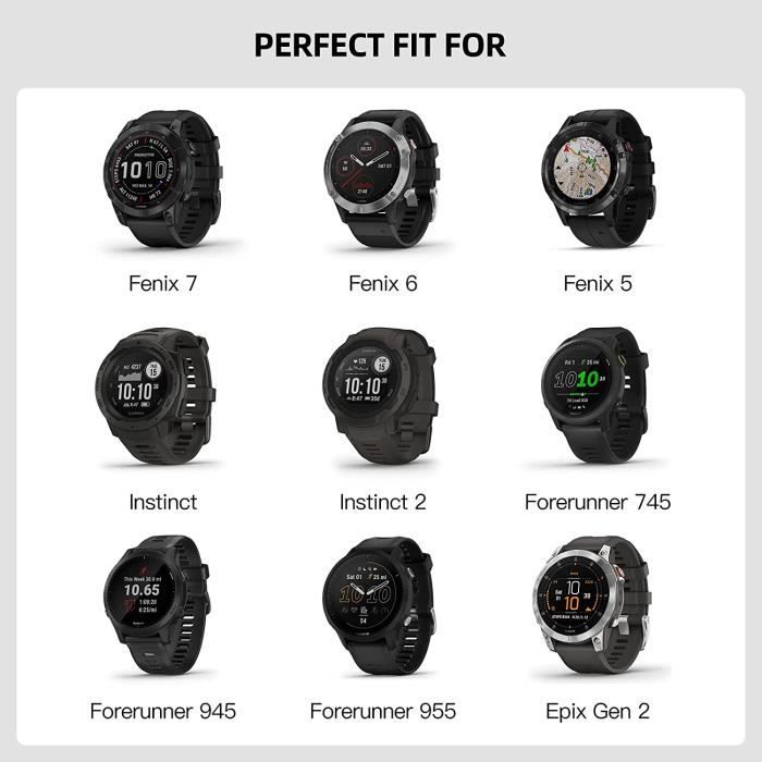 Bracelet de Montres pour Garmin Fenix 7- Forerunner 955 - Garmin