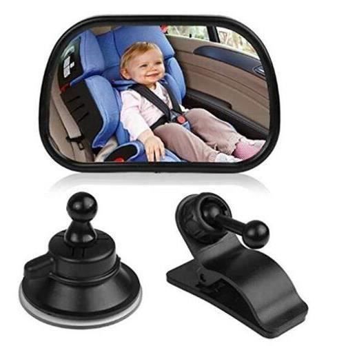 Monsieur Bébé - Miroir voiture pour bébé 2 en 1 avec sangles amovibles pour  jouets ou accessoires au meilleur prix