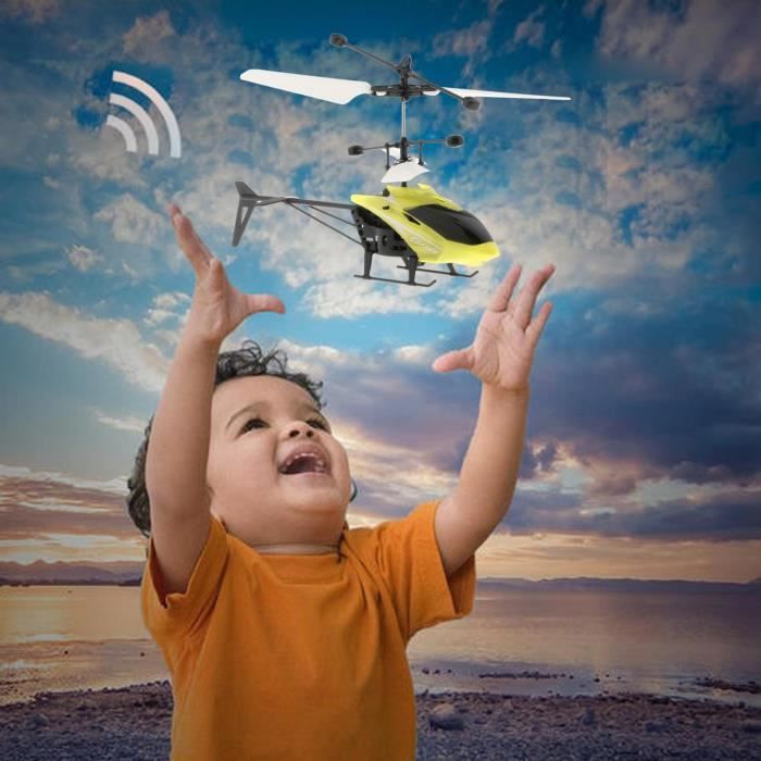 Ball Flying RC Jouets pour les Enfants, main Contrôlée Garçon Jouet Volant  Magique Drone Induction Hélicoptère Bleu