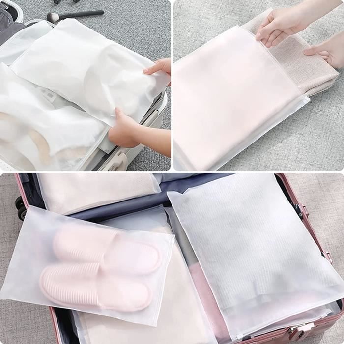 Ensemble De 10 Sacs De Rangement Hermétiques Transparents Pour Collations LC044 -RUR