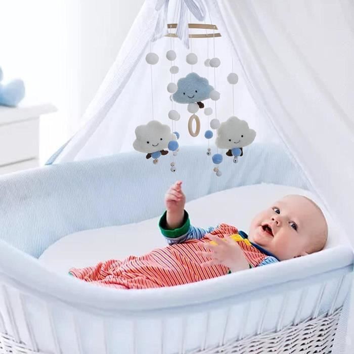 Mobile bébé rotatif lit bébé support de cloche bras mobile pour berceau pour